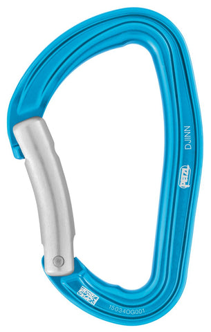 Petzl Djinn Straight & Bentgate carabiner