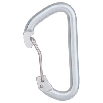 Cypher Gym Plated Steel Wire Gate Carabiner